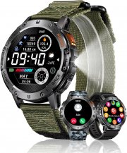 MEGALITH K65-02 Smartwatch und Fitnessuhr mit Telefonfunktion f&uuml;r Android und iOS