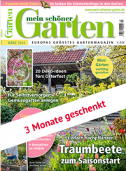mein sch&ouml;ner Garten - 3 Monate Schnupperabo mit 3 Ausgaben geschenkt