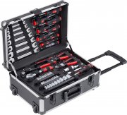 Meister 8972080 Werkzeugtrolley mit 129-teiligen Werkzeug-Set