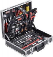 Meister Werkzeugkoffer 129-teilig - Stabiler Alu-Koffer - Werkzeug-Set f&uuml;r 129&euro; statt 145,34&euro;