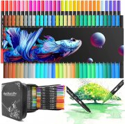 MELARQT 60 Farben Aquarell Pinselstifte mit Tragetasche