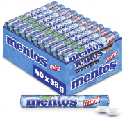 Mentos Mint Dragees 40 Rollen Multipack Pfefferminze Bonbons