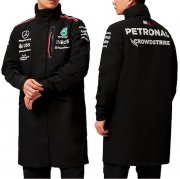 Mercedes-Benz MAPF1 Herren F1 Petronas AMG Regen-Mantel mit versteckte Kapuze