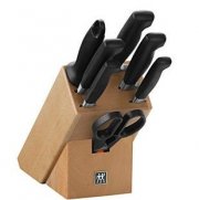 Messersets Amazon &ndash; z.B. Zwilling Vier Sterne Messerblock 8-teilig 114,99&euro; (Preisvergleich: 180&euro;)