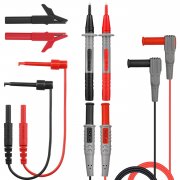 Messleitungen f&uuml;r Multimeter Zubeh&ouml;r Set, Inkl. Krokodilklemmen