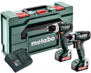 Metabo Combo Set 2.7.1 12 V Akku-Bohrschrauber BS + Akku-Schlagschrauber SSD inkl. Akkus & Ladeger&auml;t