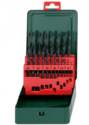 Metabo HSS-R-Bohrerkassette 19-teiliges Spiralbohrer Set