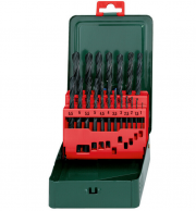 Metabo HSS-R-Stahlbohrer-Kassette-SP 19-teilig
