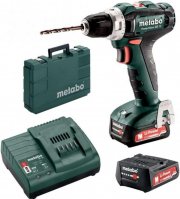 Metabo PowerMaxx BS 12-12V Profi Akku Bohrschrauber inkl. 2x2Ah LiPOWER Akkus, Ladeger&auml;t und Koffer