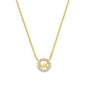 Michael Kors Kette MK Logo Sterling Silber (goldfarben) f&uuml;r 73,48&euro;