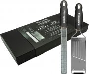 Microplane Gourmet K&uuml;chenreiben-Set mit rasiermesserscharfen Edelstahlklingen