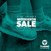 Mid Season Sale bis zu -35% auf Sneaker f&uuml;r Kids bei Hummel