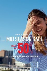 Mid Season Sale bis zu -50% bei Pimkie