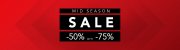 Mid Season Sale bis zu -75% bei Fashionesta