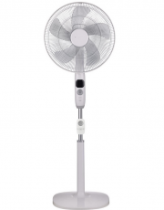 Midea FS40-16CR DC Standventilator mit 12 Geschwindigkeiten, 12H Timer, 4 Modi und Fernbedienung