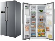 Midea MERS530FGD02 Side-by-Side K&uuml;hl-/Gefrierkombination 335 L + 197 L mit Indoor Ice Bar
