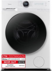 Midea MF200W80WB-14AS Waschmaschine 8KG, Mengenautomatik, Nachlegefunktion und APP-Steuerung
