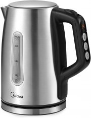 Midea MK-17S30B2-E5 1,7 Liter Edelstahl Wasserkocher mit Temperatureinstellung