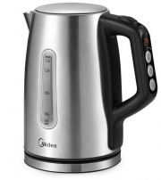 Midea Wasserkocher aus Edelstahl 1,7 Liter mit Temperatureinstellung