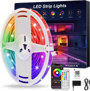 Miden 30 Meter Smart RGB LED Streifen mit App und IR-Fernbedienung und Musik Sync