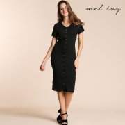 Midikleid mit Knopfleiste bei Lesara f&uuml;r 21,98&euro; statt 39,89&euro;