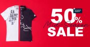 Midseason Sale mit 50% Rabatt auf ausgesuchte Damen und Herren Bekleidung bei CAMP DAVID & SOCCX