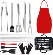 Migaven 21-teiliges Edelstahl BBQ Grillzubeh&ouml;r Set