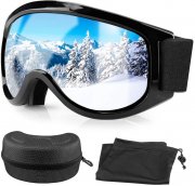 Migimi Skibrille mit Antibeschlag-, Wind- und 100% UV-Schutz