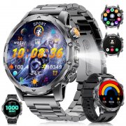 Milit&auml;r Smartwatch mit 1000mAh Akku f&uuml;r 34&euro;