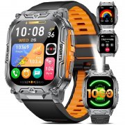 Milit&auml;r-Smartwatch mit Telefonfunktion und 1000mAh Akku f&uuml;r 37,60&euro;