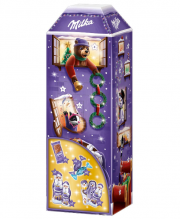 Milka 3D Haus Weihnachtskalender mit vielen Milka Leckereien