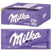 Milka Alpenmilch Schokolade (25er Pack) f&uuml;r nur 25,08&euro; bei Amazon
