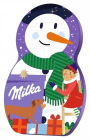 Milka Snow Mix Adventskalender mit Schokolade