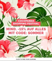 Min. -15% auf Alles mit Code: Sommer bei Cocopanda