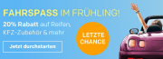 Mindestens 20% auf das gesamte Reifen und Autozubeh&ouml;r Sortiment teilnehmender H&auml;ndler bei Rakuten