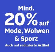 Mindestens 20% Extra-Rabatt auf ausgew&auml;hlte Mode, Wohnen & Sport Artikel bei Otto