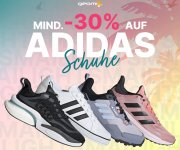 Mindestens 30% Rabatt auf alle Adidas Schuhe + gratis Versand bei Geomix