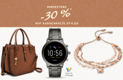 Mindestens 30% Rabatt auf ausgesuchte Styles bei Fossil
