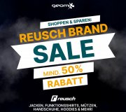 Mindestens 50% Rabatt auf Kleidung von Reusch + gratis Versand bei Geomix