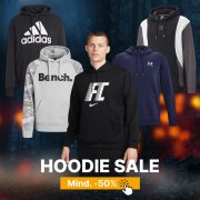 Mindestens 50% Rabatt auf &uuml;ber 200 Hoodies + gratis Versand bei Geomix