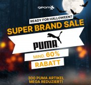 Mindestens 60% Rabatt auf &uuml;ber 300 Puma Artikel + gratis Versand bei Geomix