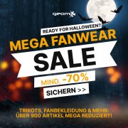 Mindestens 70% Rabatt im Mega Fansale auf Sport-Bekleidung + gratis Versand bei Geomix