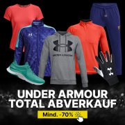 Mindestens 70% Rabatt im Under Armour Total Abverkauf + gratis Versand bei Geomix