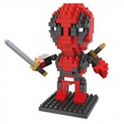 Mini 3d-puzzle Bausteine in Kunststoff- Deadpool f&uuml;r 1,74&euro; inkl. Versand