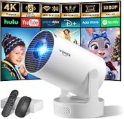Mini Beamer 4K mit WiFi 6 & Android 14 f&uuml;r 59,99&euro; | 90-Tage-Bestpreis!