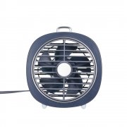 Mini USB Tischventilator mit Rotierender Abdeckmaske 3 Geschwindigkeiten