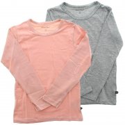 MINYMO M&auml;dchen Basic T-Shirts im 2er-Pack zum Sparpreis