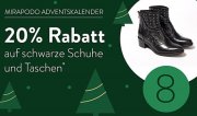 Mirapodo- 10% auf schwarze Taschen und Schuhe