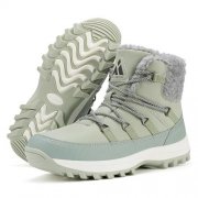 Mishansha Winterstiefel f&uuml;r Damen in Gr&uuml;n (Gr. 39) stark reduziert