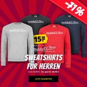 Mitchell & Ness Script Crew Herren Sweatshirts bei SportSpar f&uuml;r 19,94 Euro